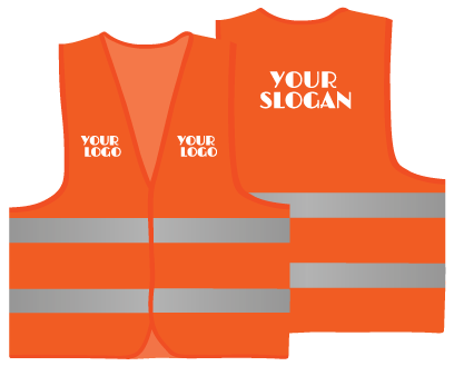 Luminous green reflector jackets and orange reflector jacket